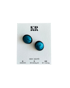 KR Looming Türkiisisinised Ovaalsed Kõrvarõngad