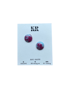 KR Looming Marmor-efektiga Kõrvarõngad