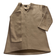 Minik Terzi taupe vildilaadne jakk-kleit (suurus S)