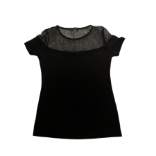 Terranova must võrkkangaga pluus (suurus XS)