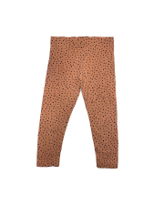 Children's Pink Leggings with Polkadots, size 110-116
