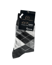 E&F Fashion meeste ruudumustrilised sokid 