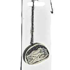 Polymer clay necklace "Intimacy"