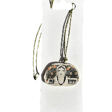 Polymer clay pendant necklace "The Pianist"
