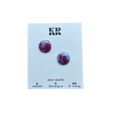 KR Looming Marmor-efektiga Kõrvarõngad